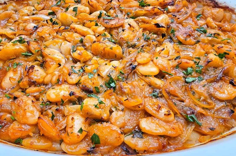 Greek Butter Beans Casserole (Gigantes Plaki)