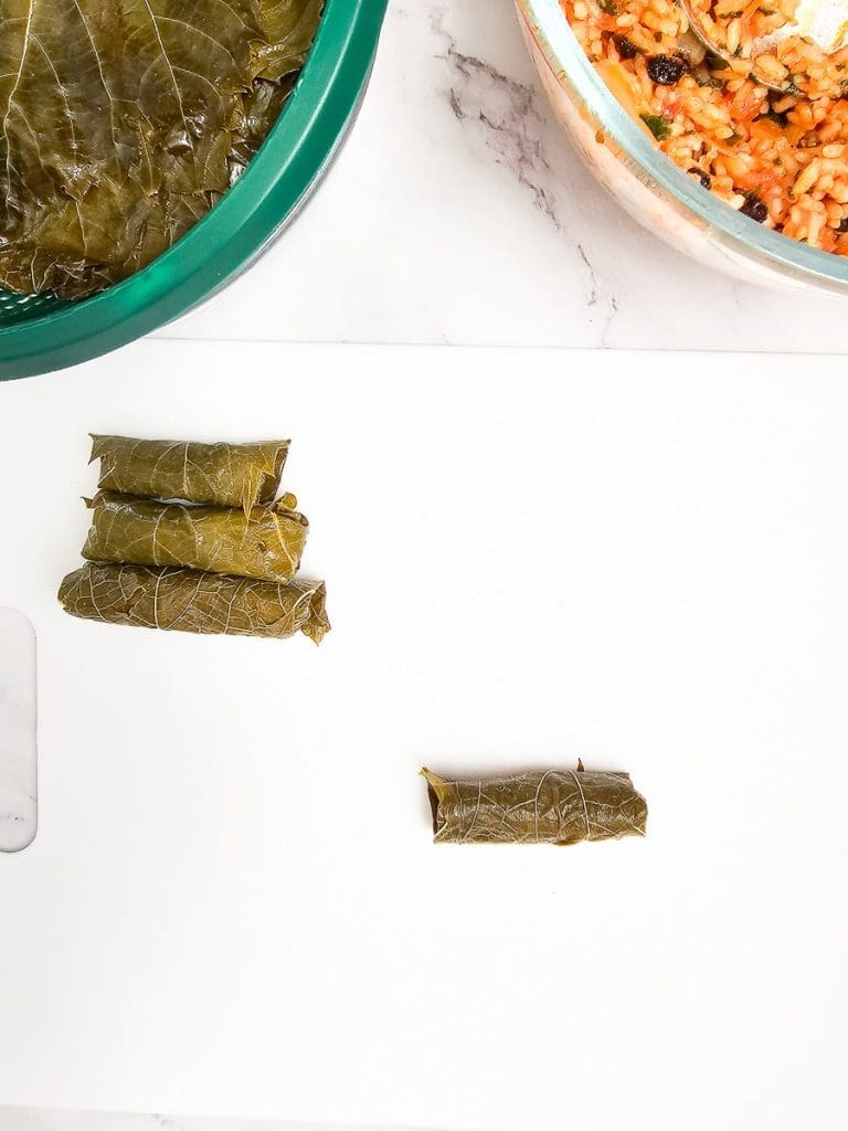 rolling vine leaves.