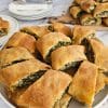 Spinach and Feta pie - Spanakopita on a plate