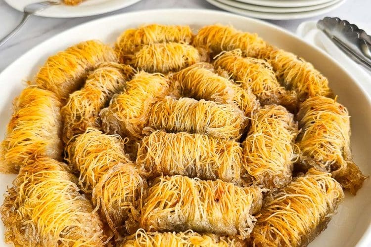 Kataifi (Greek String Pastry Nut Rolls)