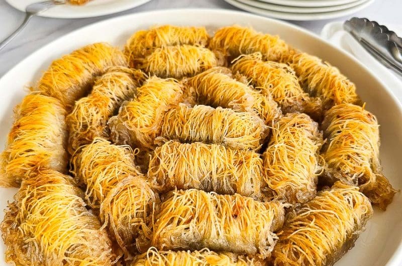 Kataifi (Greek String Pastry Nut Rolls)