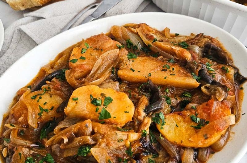 Eggplant, Potato and Tomato Casserole