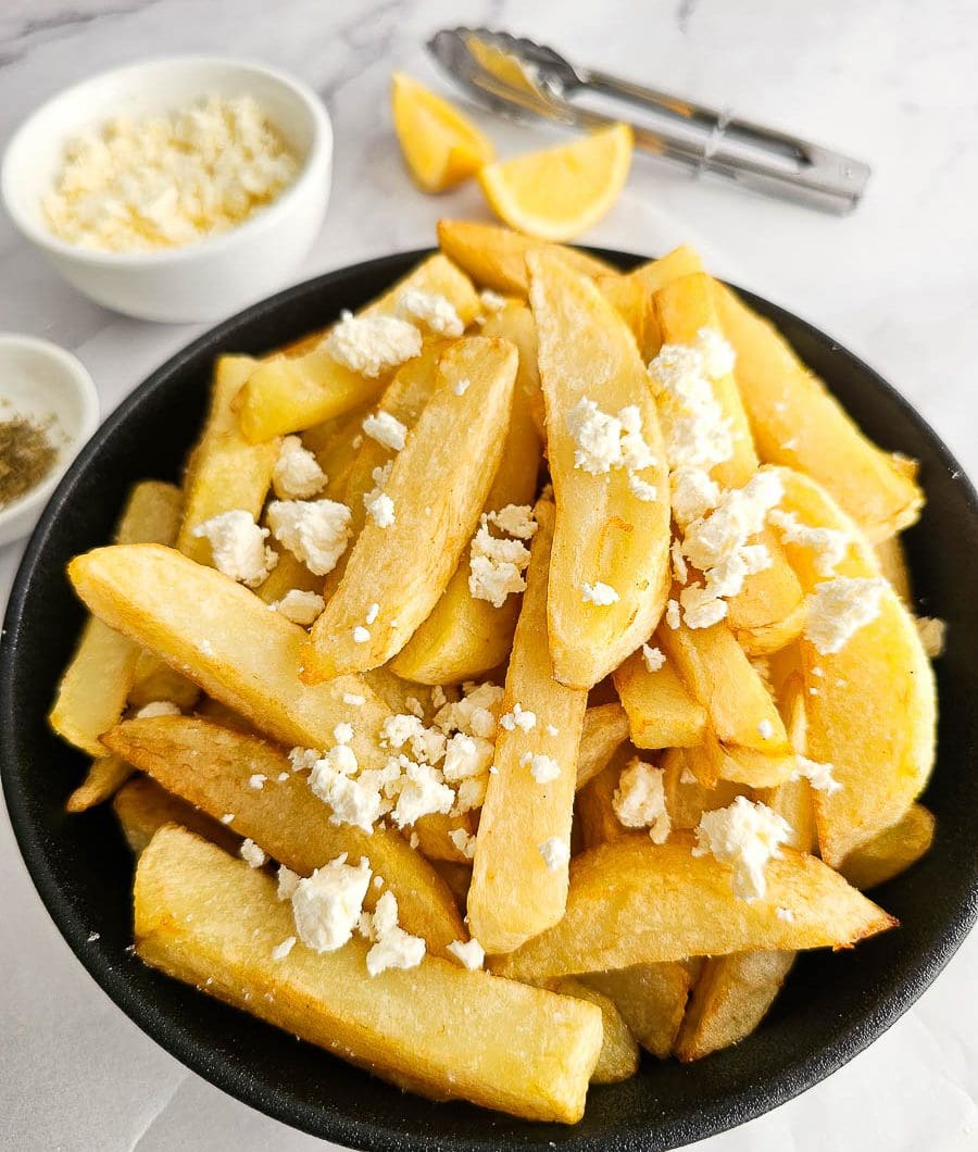 Greek Olive Oil Fries (Patates Tiganites)