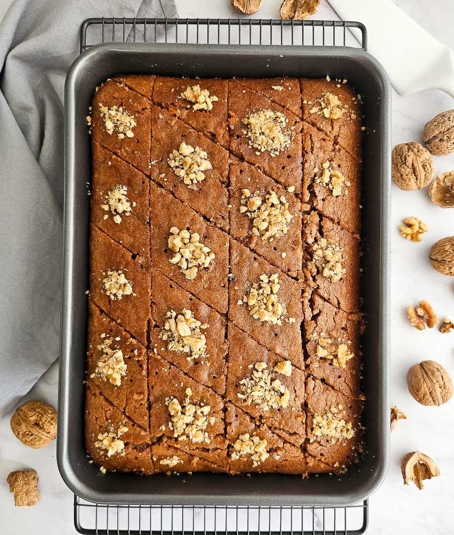 Karidopita (Greek Walnut Cake)
