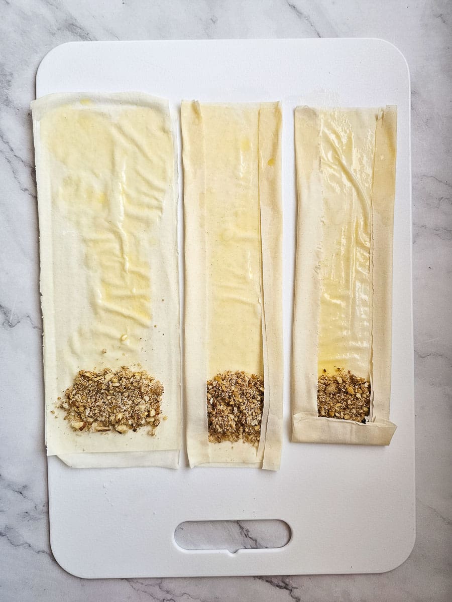 Folding Baklava Rolls - Saragli
