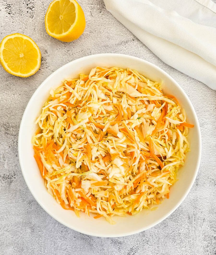 Greek Cabbage Salad (Lahanosalata)