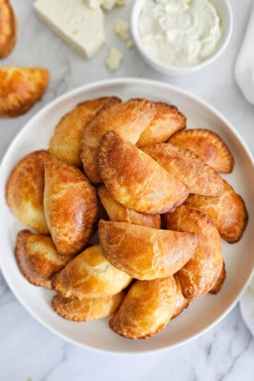 mini Greek cheese pastries