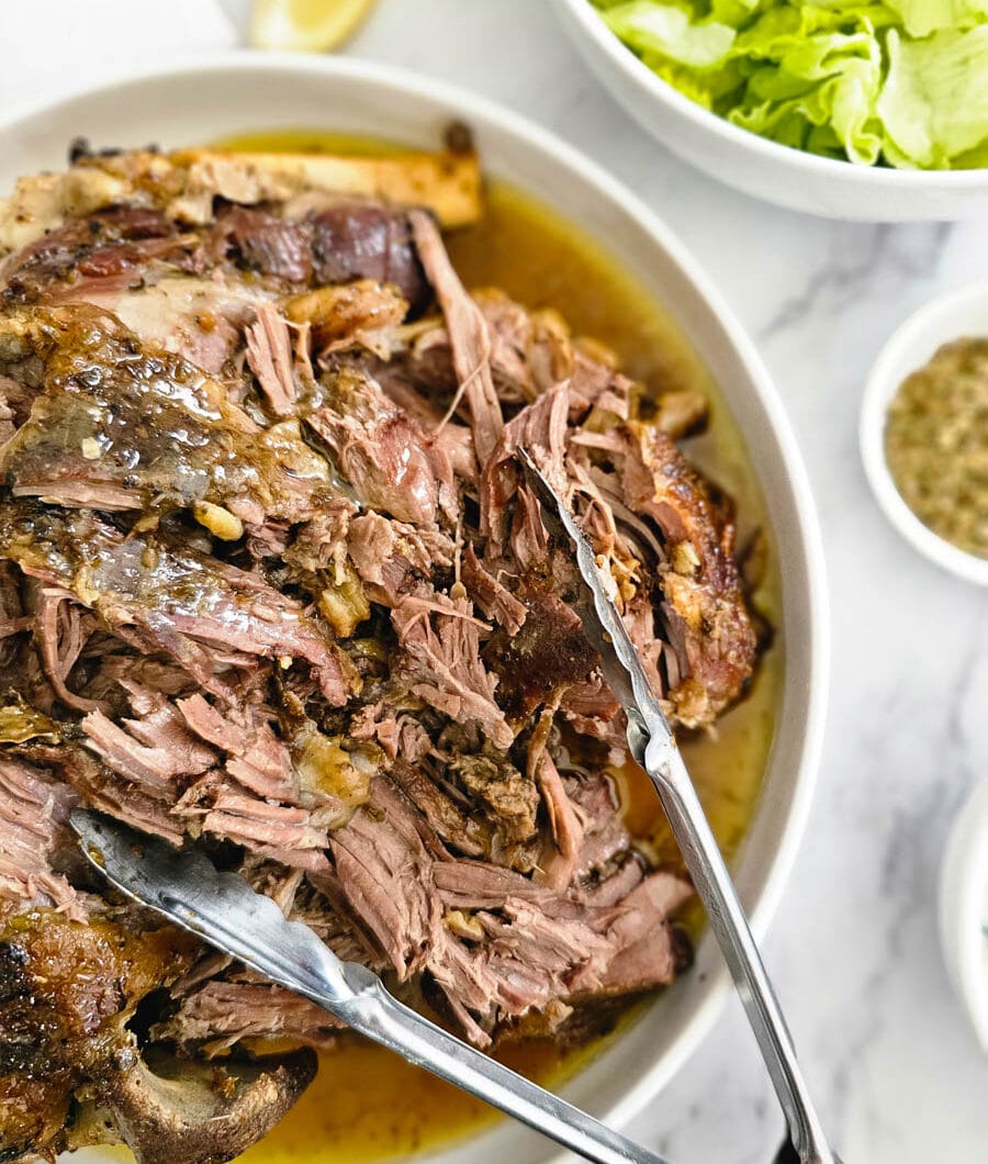 Greek Slow-Roasted Leg of Lamb